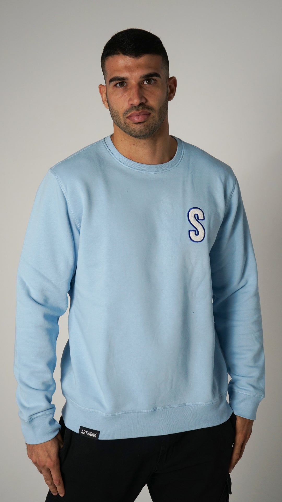 HIGH SCHOOL CREWNECK SKY BLUE