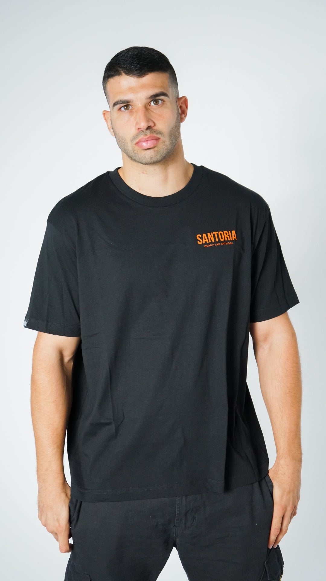 ORANGE ITN BLACK TEE