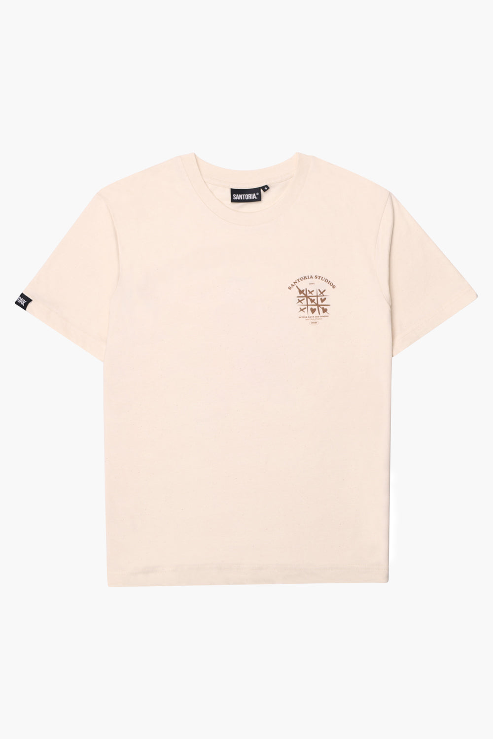 LOVE GAME NATURAL RAW TEE