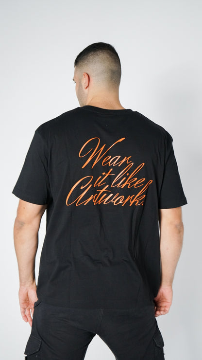 ORANGE ITN BLACK TEE