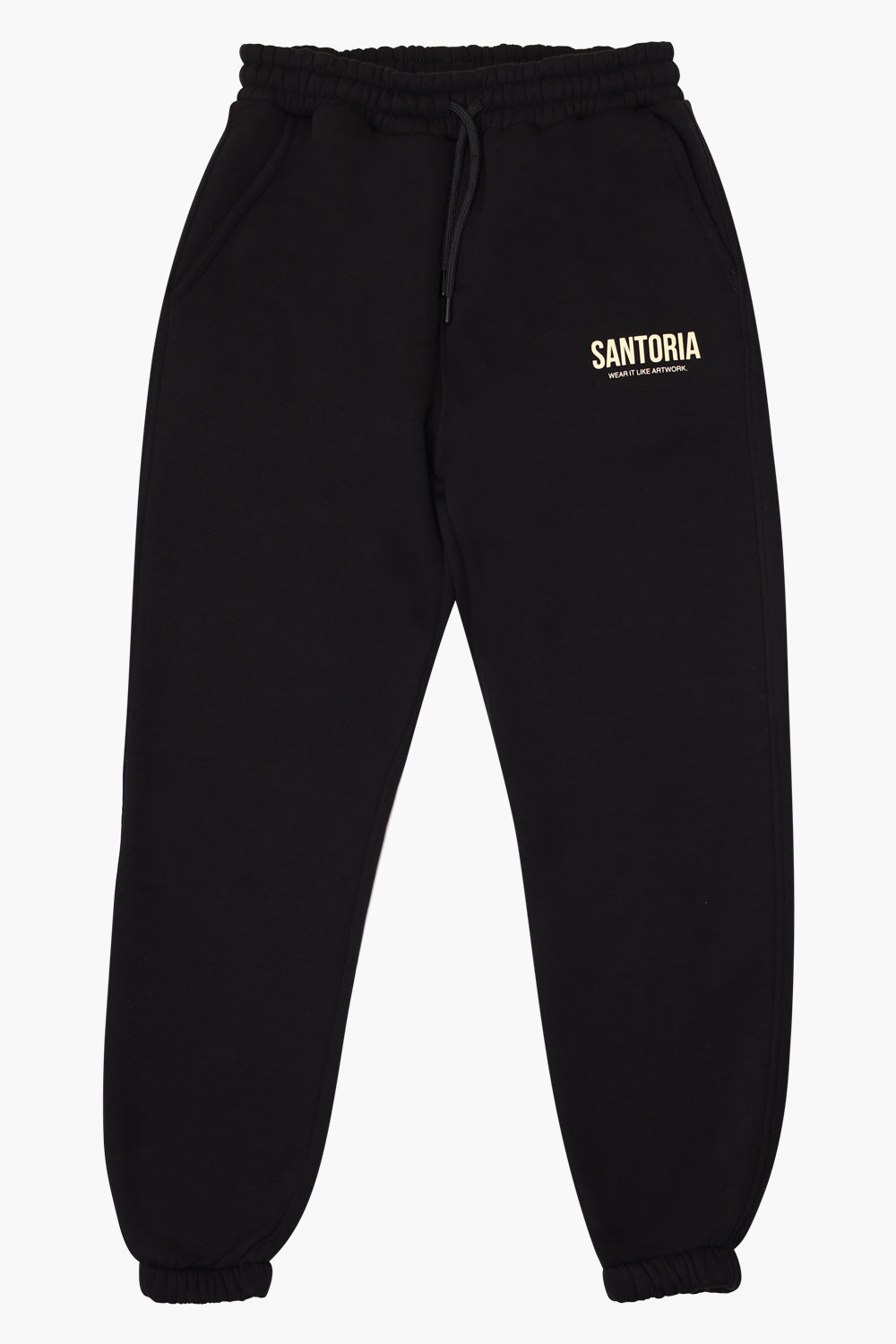 SNTR BLACK SWEATPANTS