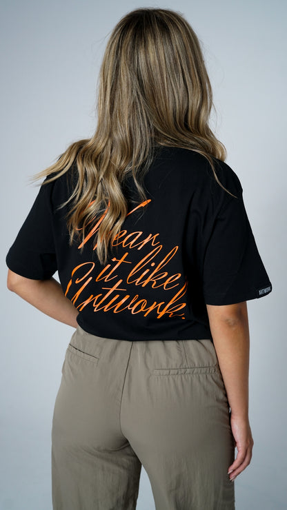 ORANGE ITN BLACK TEE