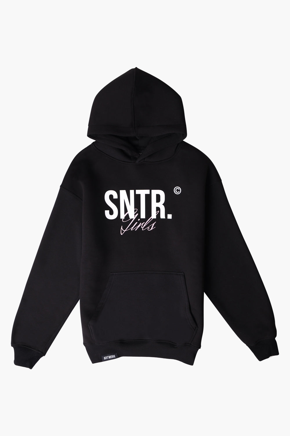 SNTR GIRLS BLACK HOODIE